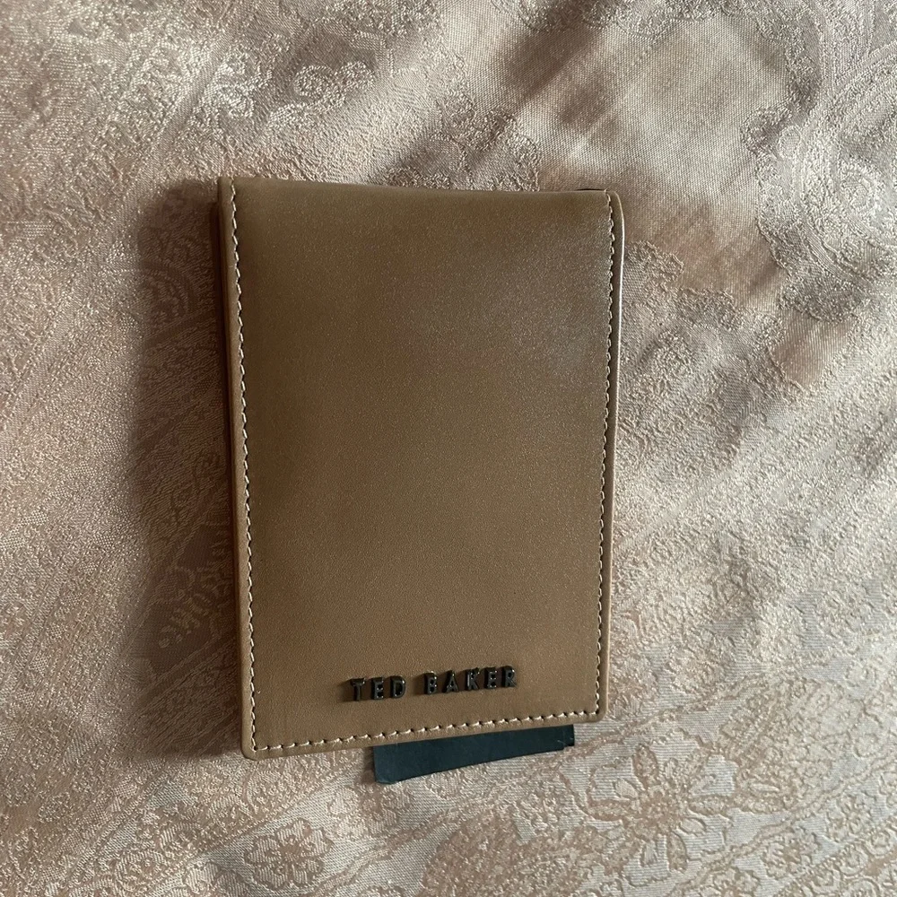 Ted Baker Natural Folded Cardholder